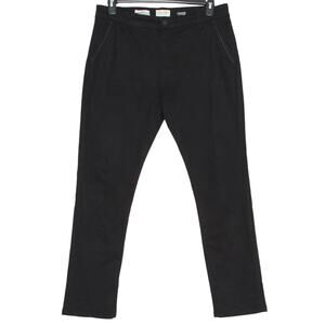 Black Slim Fit Straight Jeans 36x32 Workwear Smart Casual Minimalist Scott James